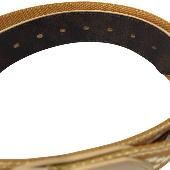 World Map Necktie Tan Woven Belt Elephant Bracelet Gift Set Men Travel Style - Picture 8 of 14